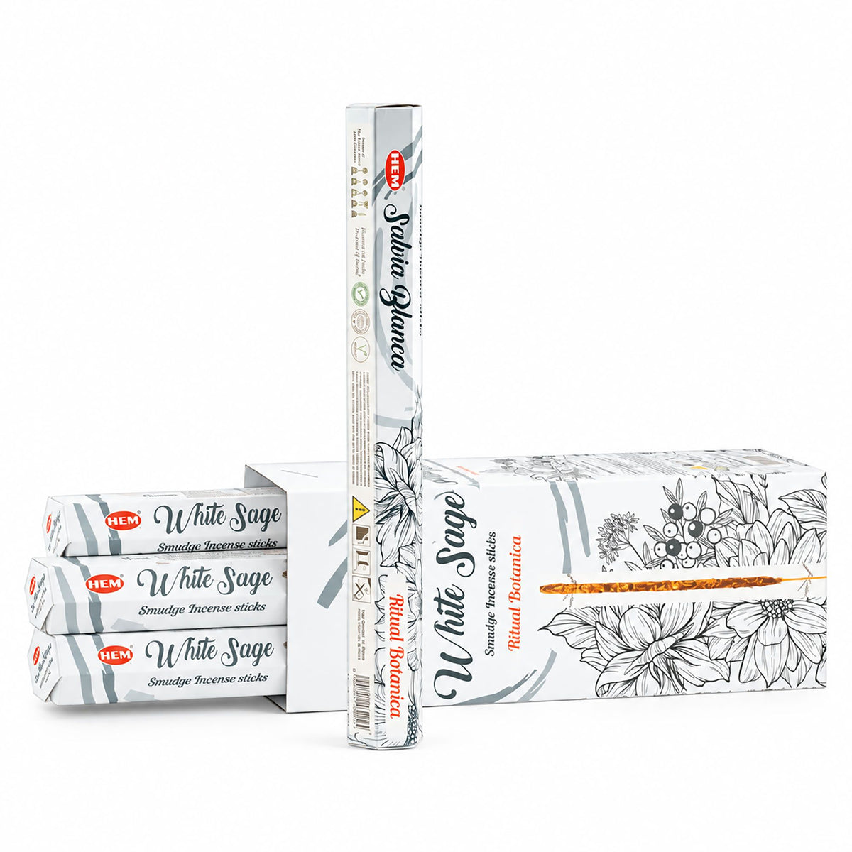 HEM Hexagonal Incense - Smudge - White Sage