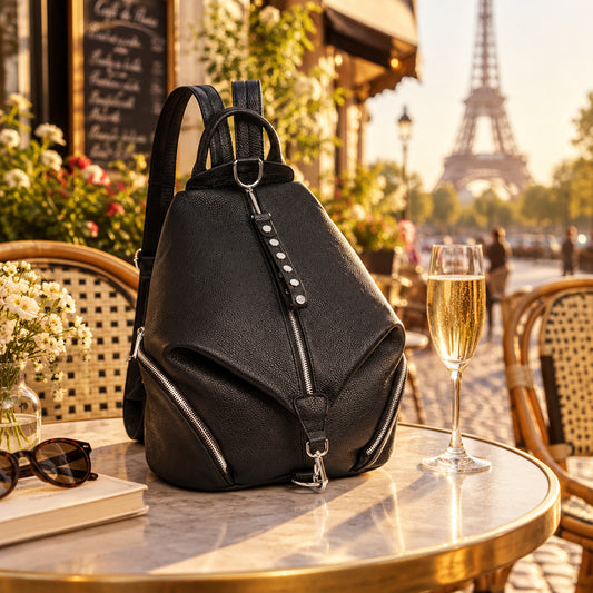 Geneva Women's Anti-Theft Leather Bag