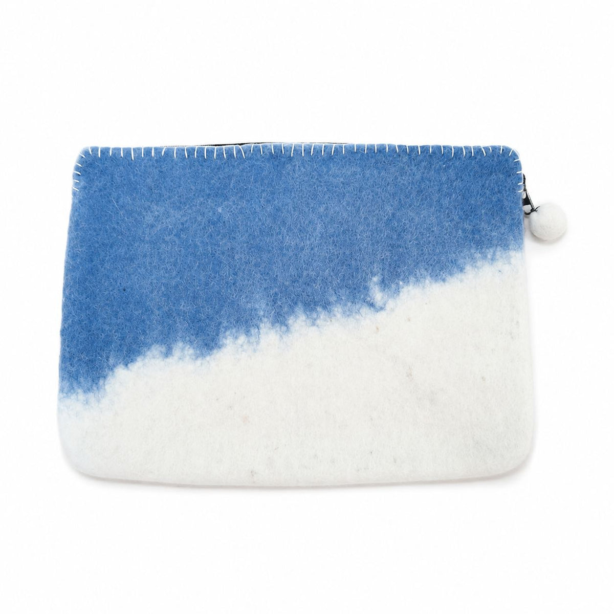 Felt Laptop Pouch (up to 14")  - Blue Horizon