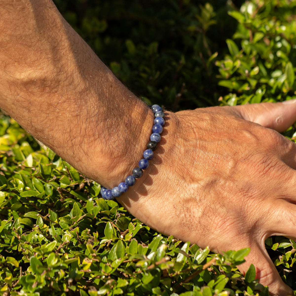 Petite Power Bracelet (17cmx6mm) - Sodalite